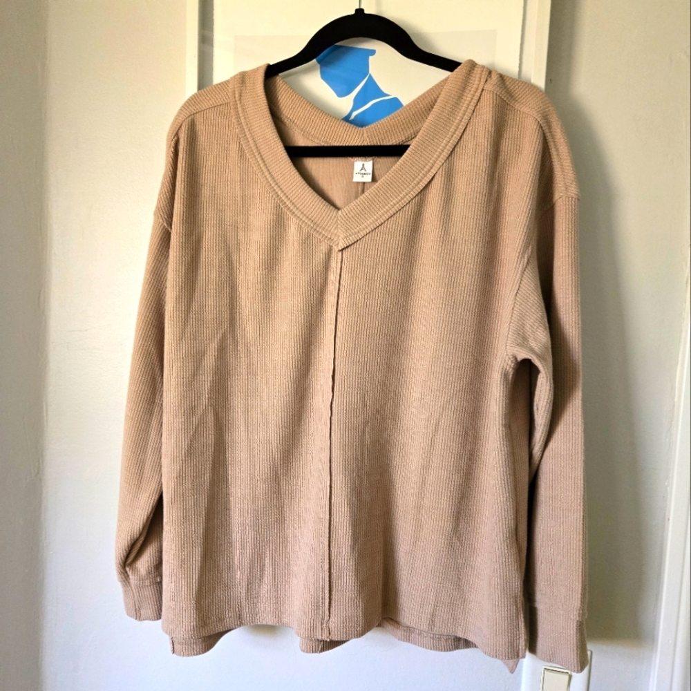 Off shoulder sweater top